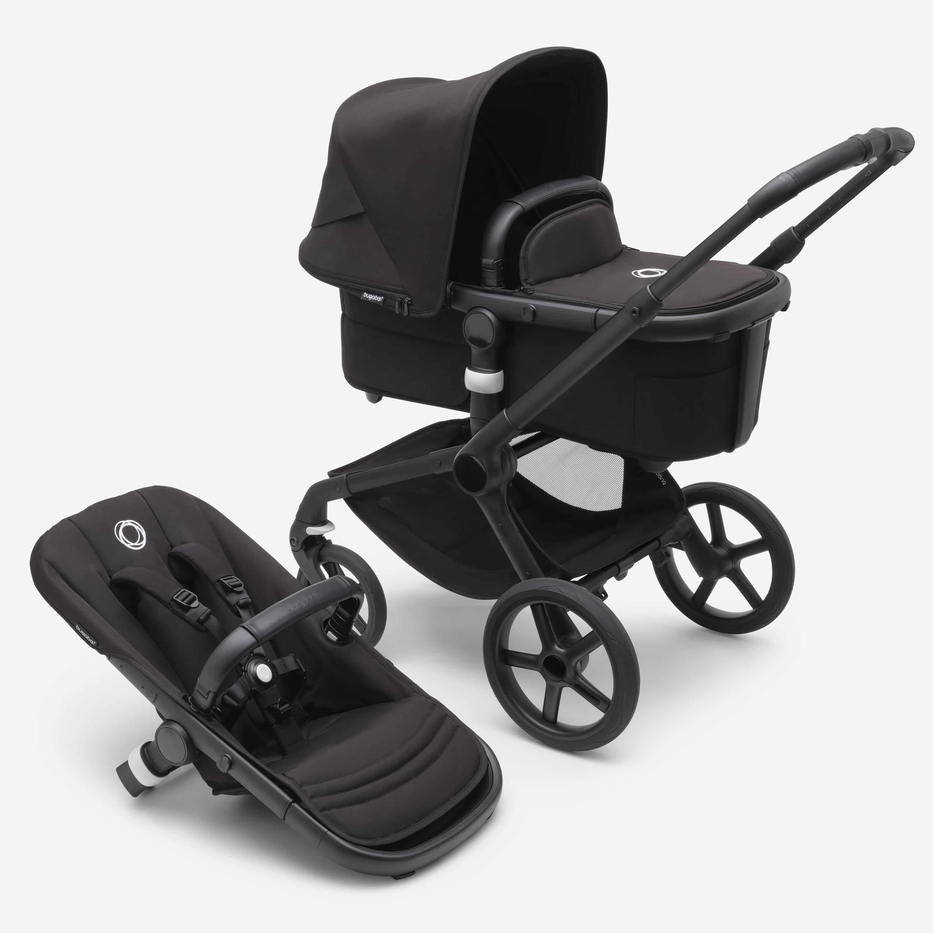 Bugaboo Fox5 Kombikinderwagen schwarz/ mitternachtsschwarz – Bugaboo Fox5 Kobikinderwagen schwarz/ mitternachtsschwarz bei babybrands.de kaufen ✓ sicher, einfach & bequem online bestellen ✓